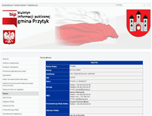Tablet Screenshot of bip.przytyk.pl